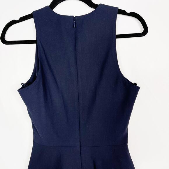 Elizabeth and James Size 4 Navy Blue Abella Cut Out Fit and Flare Dress Cocktail - Picture 6 of 11